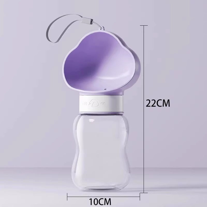 Safe Pet Water and Food Bottle- Portable and BPA-free
