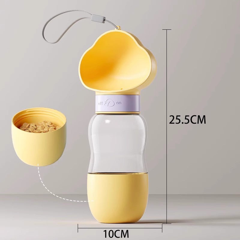 Safe Pet Water and Food Bottle- Portable and BPA-free