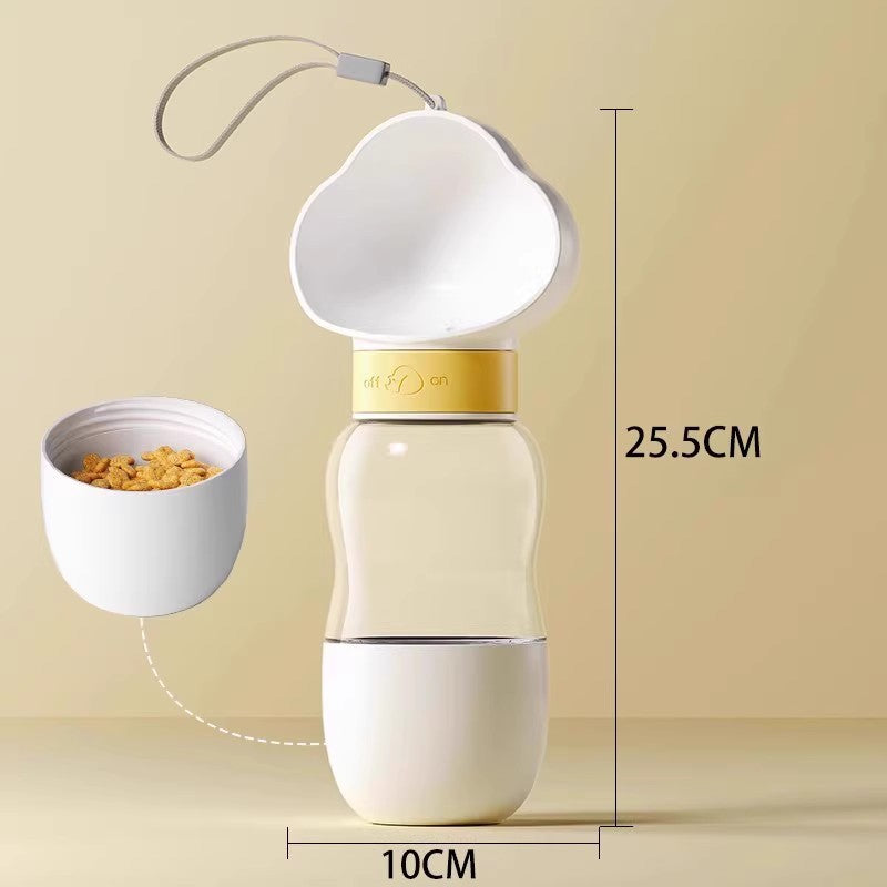 Safe Pet Water and Food Bottle- Portable and BPA-free